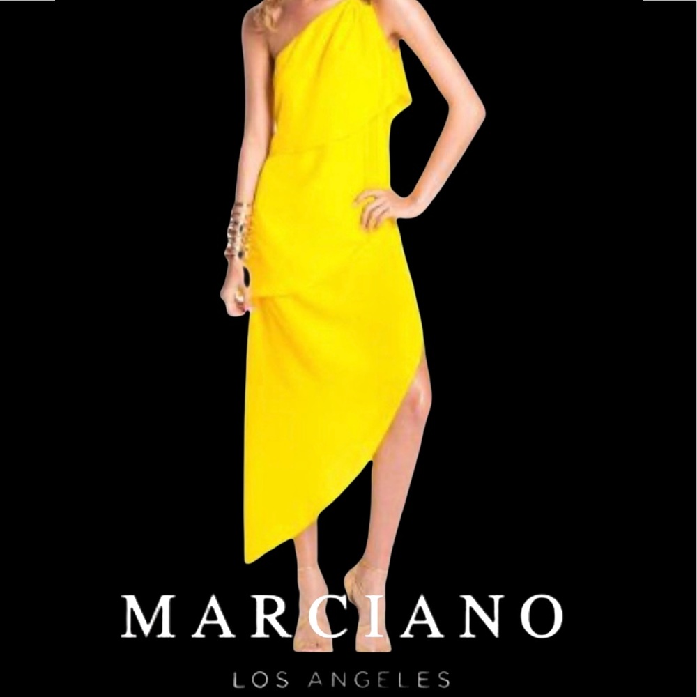 ⭐️Rare Find!⭐️ Marciano yellow dress size small